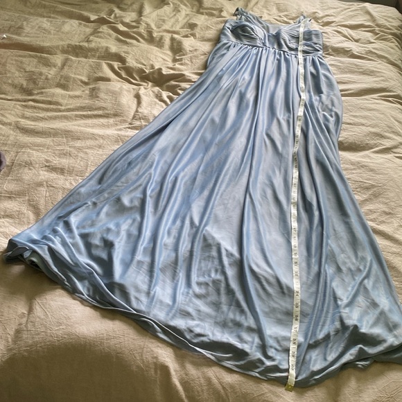Birdy Grey Size Medium Dusty Blue Bridesmaid or Cocktail Formal Maxi Dress - Picture 13 of 16